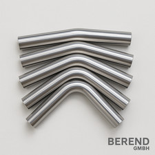 Ø60 Edelstahl Rohrbogen - 15° 30° 45° 60° 75° 90° ungeweitet Auspuff V2A