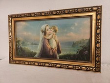 antikes gerahmtes Marienbild