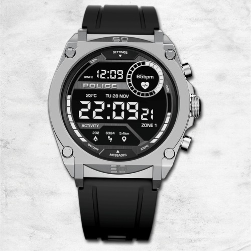 Police silikon herren uhr - police,