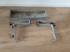 Blumenkästen mit Halterung grau Balkon Kasten Blumenkasten ca.45cm Garten Schale