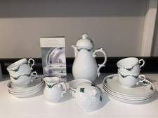 Alt Fürstenberg „Schlossgarten“ Porzellan Kaffeeservice 15 Teilig