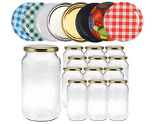 Rundgläser 1062ml To82 Obst Marmeladengläser Einmachgläser Einweckgläser Glas