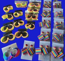 24 Paar Ohrschmuck Kunststoff