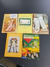 Bücher Konvolut, 5 Hefte Kreuzstichmuster Ostern und mehr