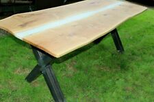 Epoxid Harz Tisch Esstisch 200cm x 88cm Konferenztisch Wohnzimmer Eiche Holz