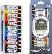 Gouache Farben Set mit 12