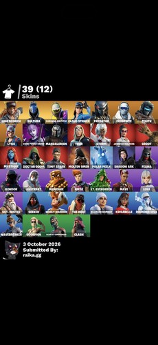 Account with skins - with, deep