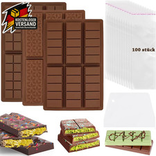 Silikon Schokoladenform Set 3