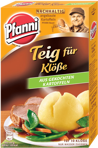 Pfanni teig für klöße aus - pfanni,