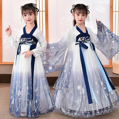 Mädchen stickerei hanfu kleid - stickerei,