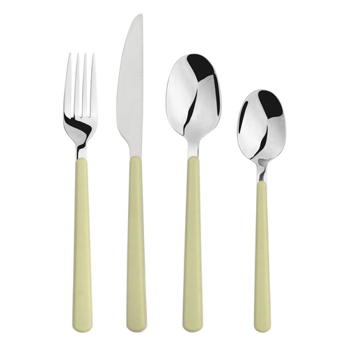 Besteckset edelstahl olivgrün - besteckset,