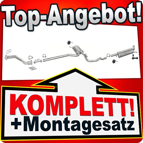 Auspuff für passat 1 8 - vw, b5