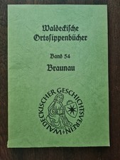 Waldeckische Ortsfamilienbuch  Braunau Band 54  Familienbuch Ahnenforschung