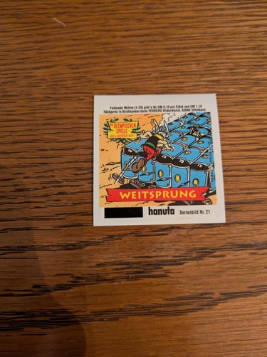 Hanuta sammelbilder asterix - sammelbilder,
