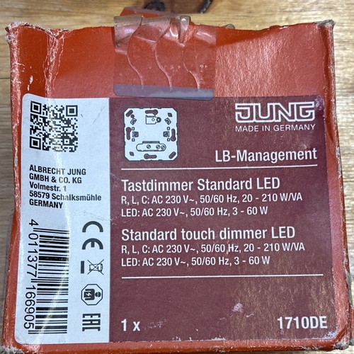 Jung management tastdimmer - jung, lb-management