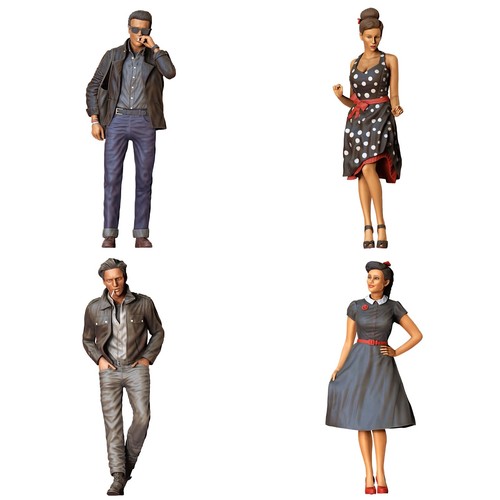 Rockabilly style figuren - rockabilly,