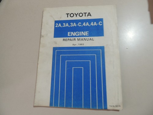 Repair manual engine - , toyota