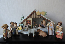 Goebel - Nina & Marco Weihnachtskrippe Midi 13 tlg.  signiert Limpke