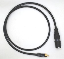Mogami -2549- Adapterkabel unsymmetrisch - Cinch auf XLR-Stecker - Schwarz