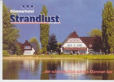 Ansichtskarte alt Dümmer Hotel Strandlust am Dümmer See Promotionskarte