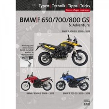 BMW F650GS F700GS F800GS 2008-2018 Motorrad Reparaturanleitung Handbuch