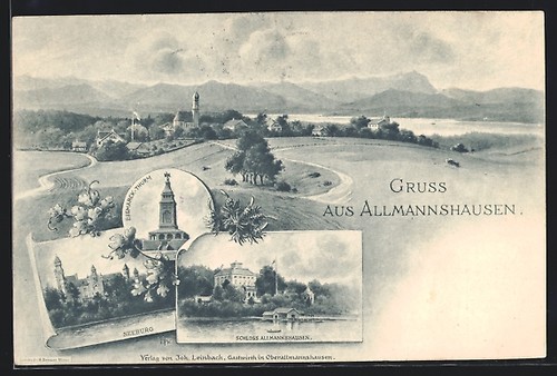 Allmannshausen ansichtskarte - allmannshausen,,
