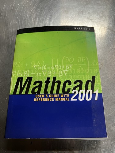 Mathcad mathsoft 2001 - mathcad, user