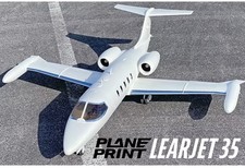 Plane Print LEARJET 35