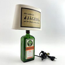 Jägermeister Flaschenlampe | Upcycling Bar Lampe | Retro Deko Geschenkidee 36cm