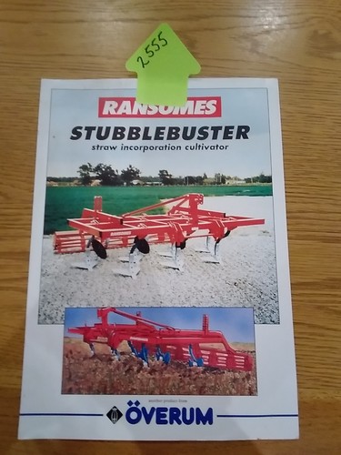 Ransomes overum stubble buster - stubble,