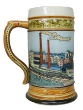 V&B Mettlach Chromolith Post-