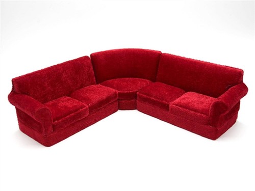 Puppenhaus modernes rotes - modernes, samt