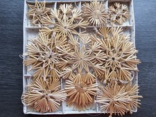 38 Stück Strohsterne  Sterne  Weihnachten Hängedeko