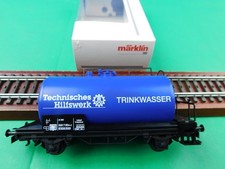 C09 Märklin H0 Güterwagen 00758-20 THW Kesselwagen Trinkwasser OVP TOP