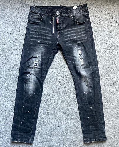 Dsquared2 herren jeans schwarz - dsquared2,
