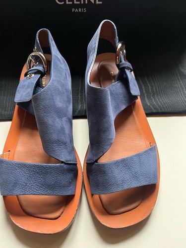 Celine buckle sandalen blau - sandalen, 36