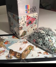 Heye Puzzle Happy Skiing Loup