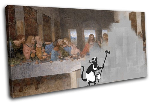 Das letzte abendmahl - abendmahl, banksy