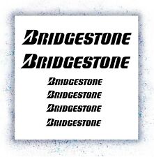 Bridgestone Sponsoren Aufkleber Set 6-Teilig freie Farbauswahl Motorrad Auto KFZ