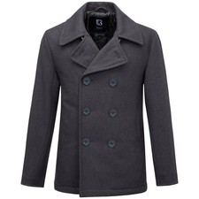 Brandit Herren Pea Coat Marine