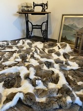 Echte Kaninchenfell Decke