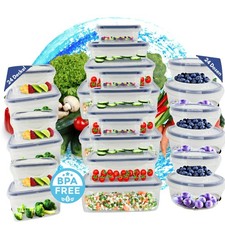 48 Teile Frischhaltedosen Set 24 Dosen mit 24 Deckel Frischhaltedose Klick