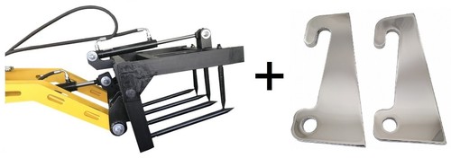 Mistgreifer mit koppelhaken - mistgreifer,