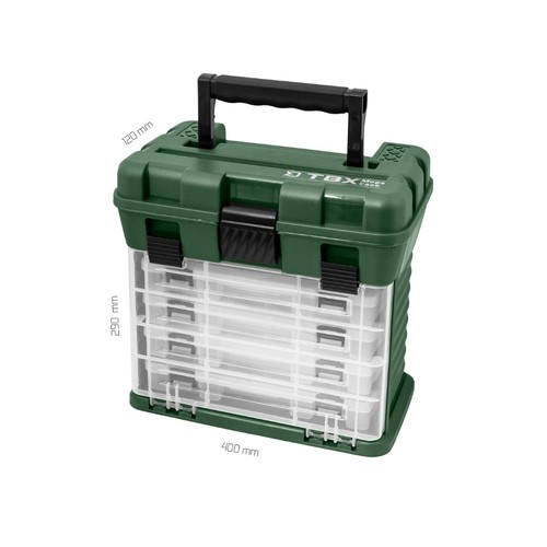 Angelkasten mit tackleboxen - angelkasten,