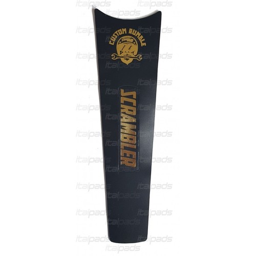 Tankpad aus echtem leder gold - tankpad,