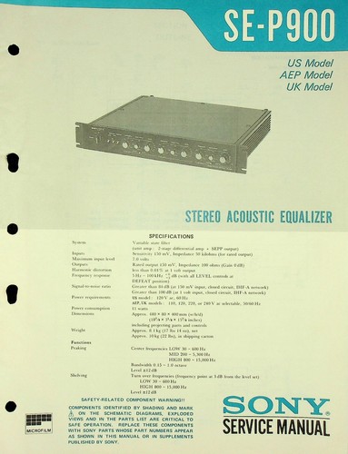 Service manual sony esprit - manual,