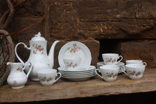 20 tlg. Kaffeeservice rosa