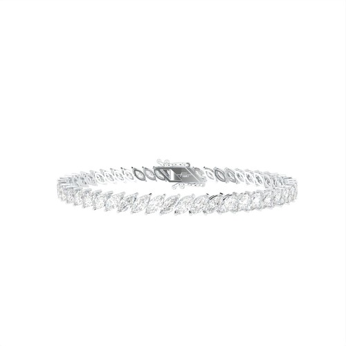 14k weißgold marquise - weißgold,