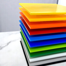 PLEXIGLAS® 3mm farbig durchgefärbt Platten Maß Zuschnitt Acryl Plexiglasscheibe