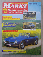 Oldtimer Markt Juni 1990 6/1990 DKW 500 GAZ-A Faun Kraka Stoewer D10 BMW 503 507